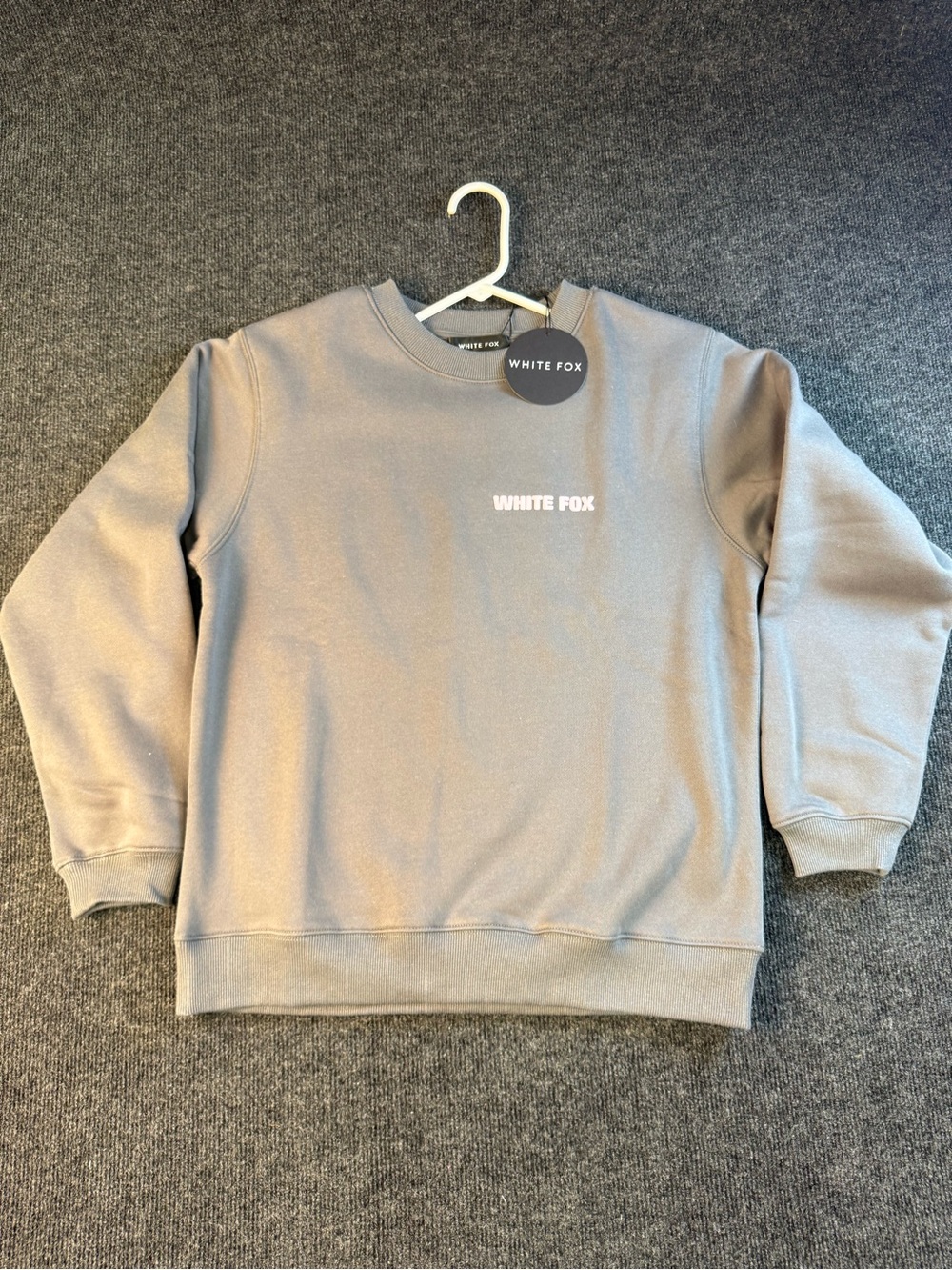 Season 7 Gray Crewneck White Fox Crewneck with Pink Logo xxs xs - Picture 6 of 6